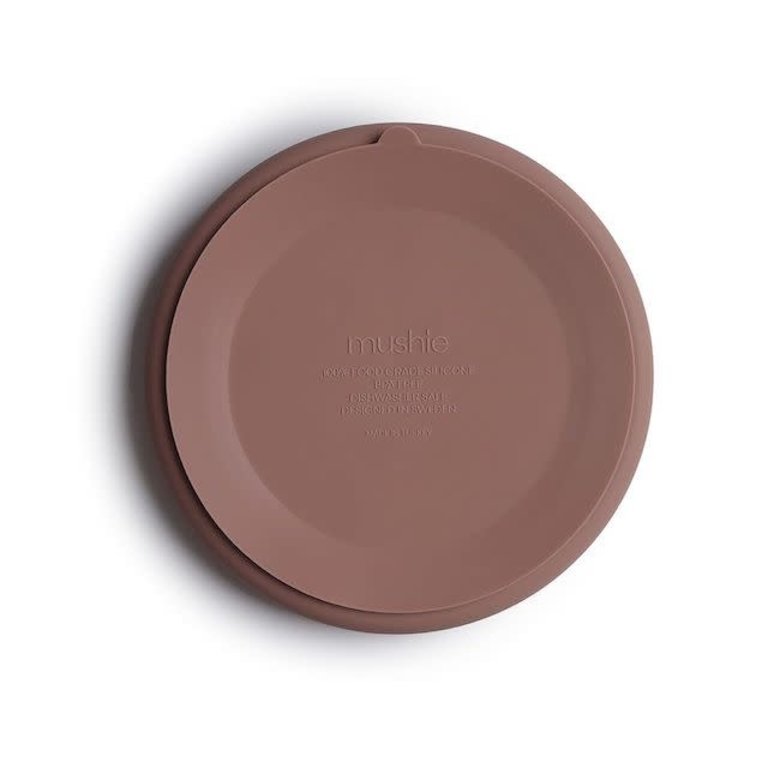 MUSHIE MUSHIE SILICONE PLATE - CLOUDY MAUVE