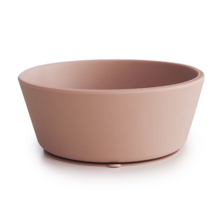 MUSHIE MUSHIE SILICONE BOWL - BLUSH