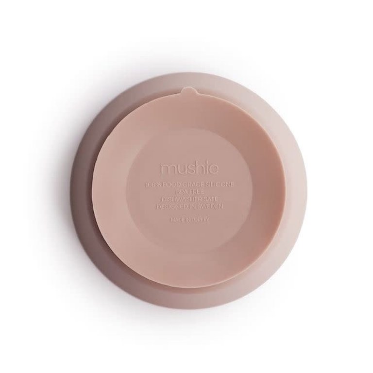 MUSHIE MUSHIE SILICONE BOWL - BLUSH