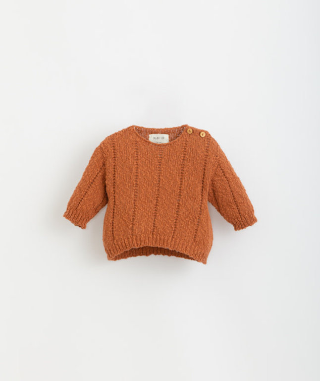 PLAY UP SS21 - PLAY UP TRICOT SWEATER - ANISE