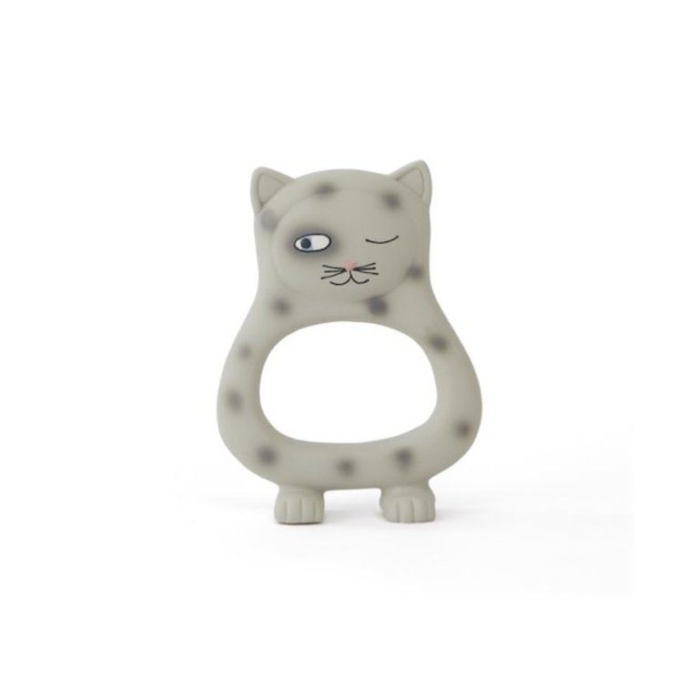 OYOY OYOY - BENNY CAT BABY TEETHER - GREY