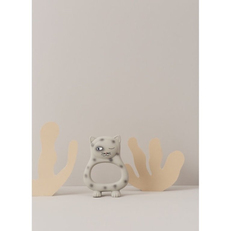 OYOY OYOY - BENNY CAT BABY TEETHER - GREY