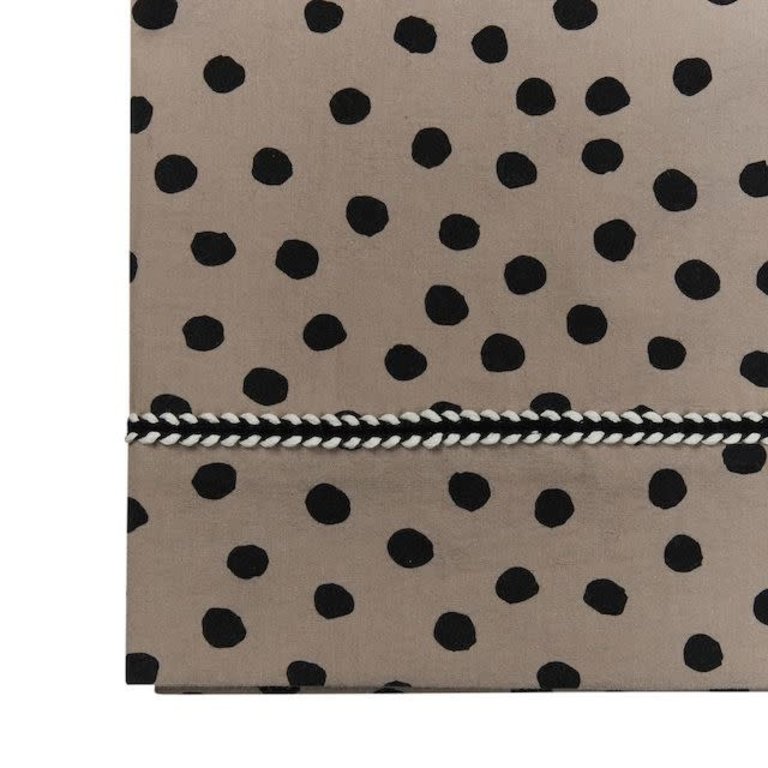 MIES & CO MIES & CO LAKEN WIEG 80X100CM BOLD DOTS - DARK BROWN