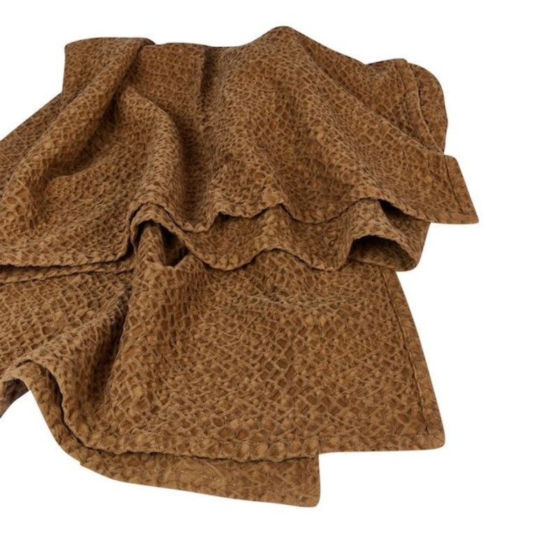 MIES & CO MIES & CO HONEYCOMB BLANKET WIEG 70X100CM - BRONZE MIST