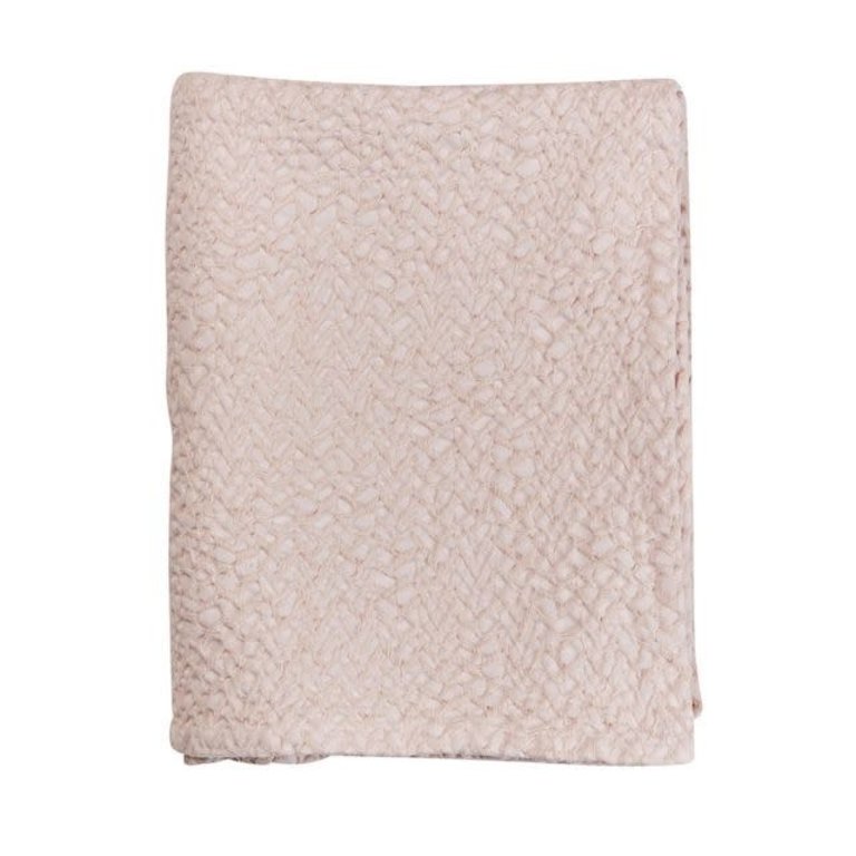 MIES & CO MIES & CO HONEYCOMB BLANKET BED 110X140CM- SOFT PINK