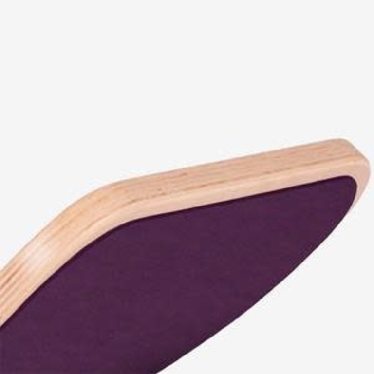 WOBBEL WOBBEL ORIGINAL BLANK GELAKT - VILT AUBERGINE