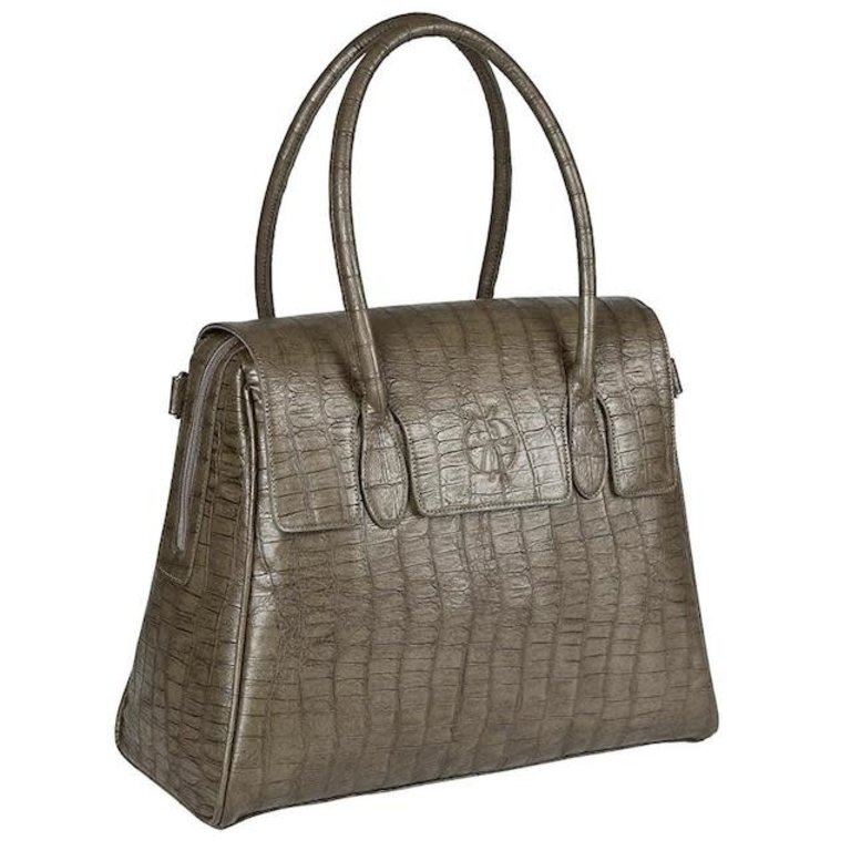 LASSIG LASSIG TENDER BRIEF BAG - FAUX CROCO