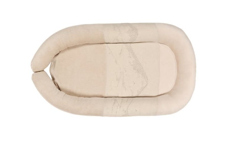 NANAMI NANAMI BABYNEST RIBVELVET - HILLS NATUREL