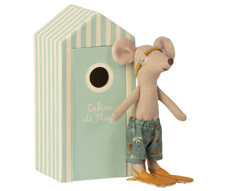 MAILEG MAILEG BEACH MICE, BIG BROTHER IN CABIN DE PLAGE