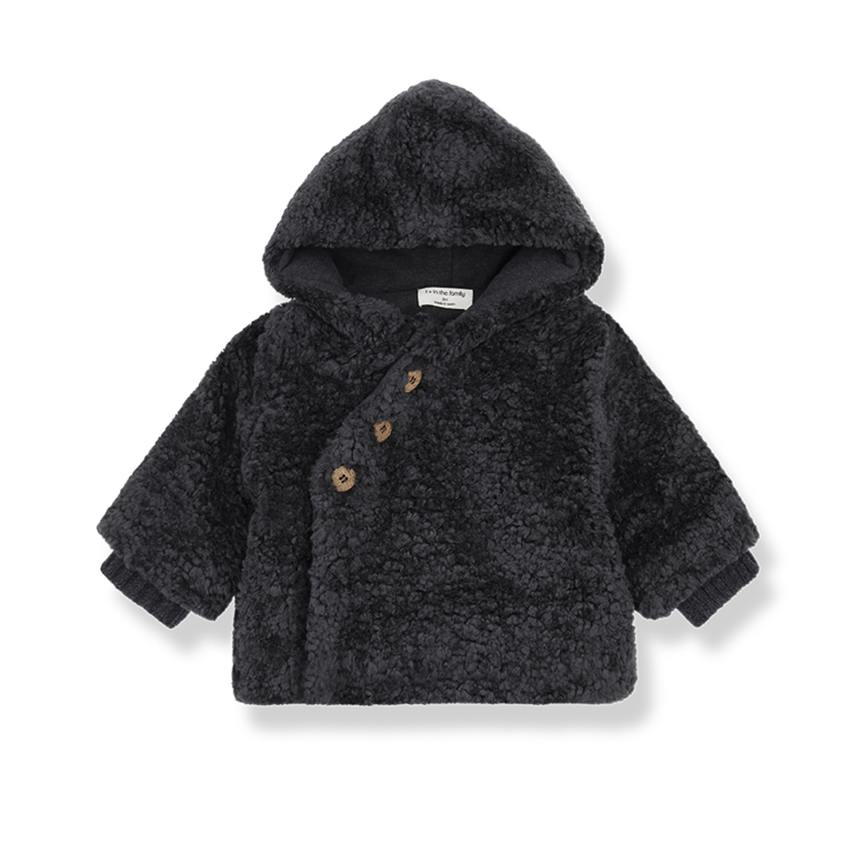 1+ IN THE FAMILY A1 - 1+ IN THE FAMILY FLORA COAT - CHARCOAL