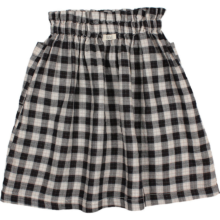 BUHO A1 - BUHO CHECK MIDI SKIRT - VICHY