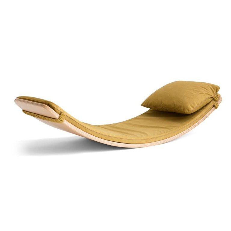 WOBBEL WOBBEL PILLOW ORIGINAL - OCHER