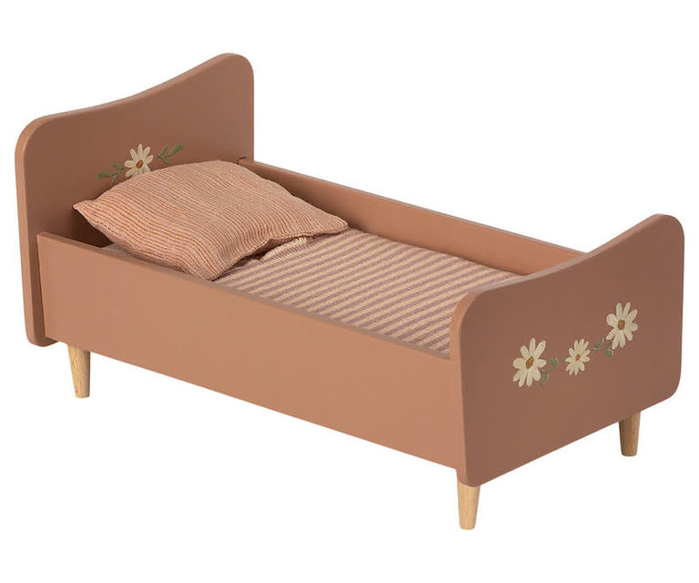 MAILEG MAILEG WOODEN BED MINI - ROSE