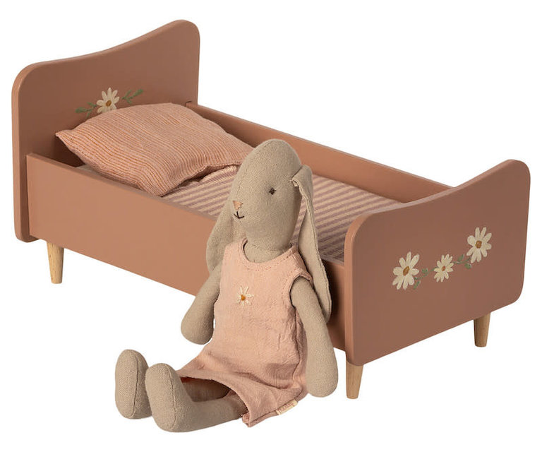 MAILEG MAILEG WOODEN BED MINI - ROSE