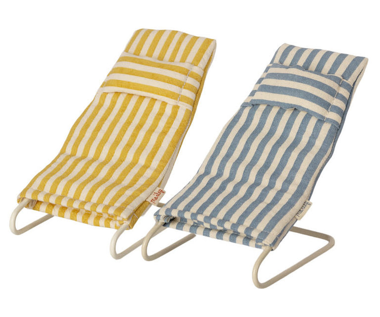 MAILEG MAILEG BEACH CHAIR SET MOUSE