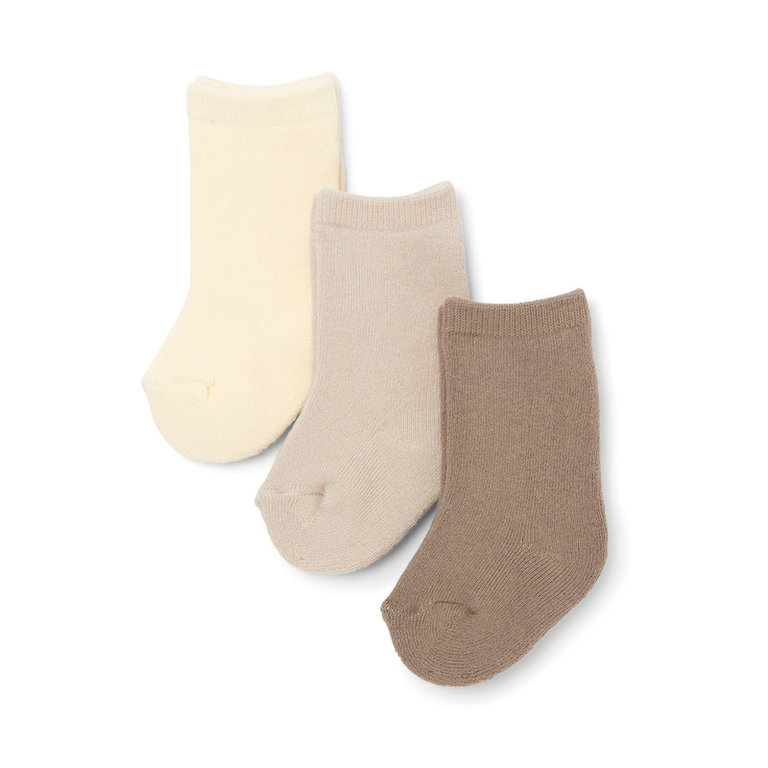 KONGES SLOJD KONGES SLOJD 3 PACK TERRY SOCKS - MELLOW MARSMELLOW