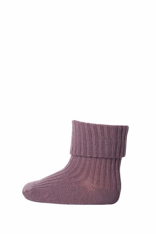 MP DENMARK MP DENMARK WOOL RIB BABY SOCKS - QUAIL