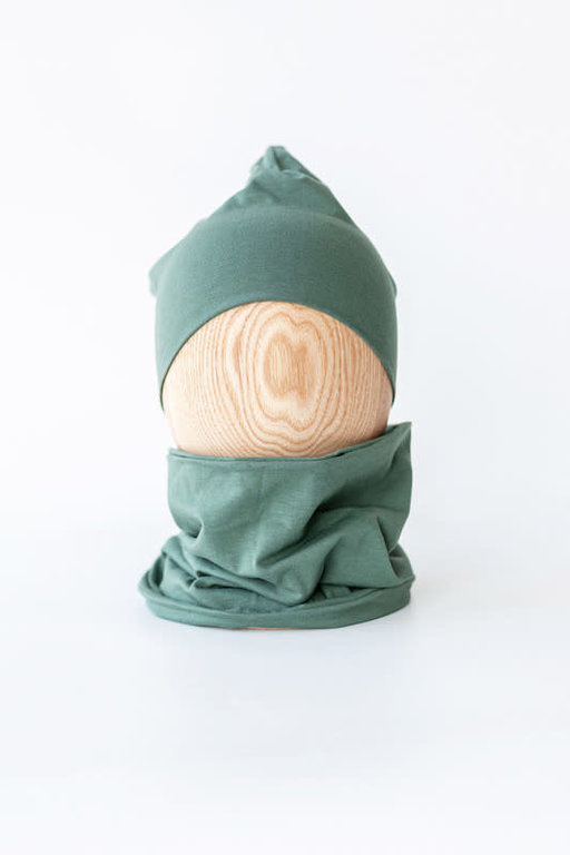 LOOKS BY LUKS SNOOD SCARVE ORGANIC COTTON - SAGE GREEN