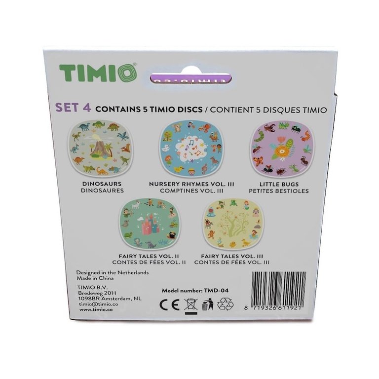 TIMIO TIMIO DISC PACK SET 4