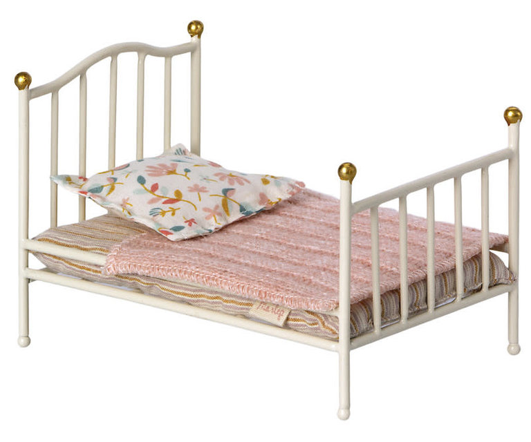 MAILEG MAILEG VINTAGE BED MOUSE - OFF WHITE