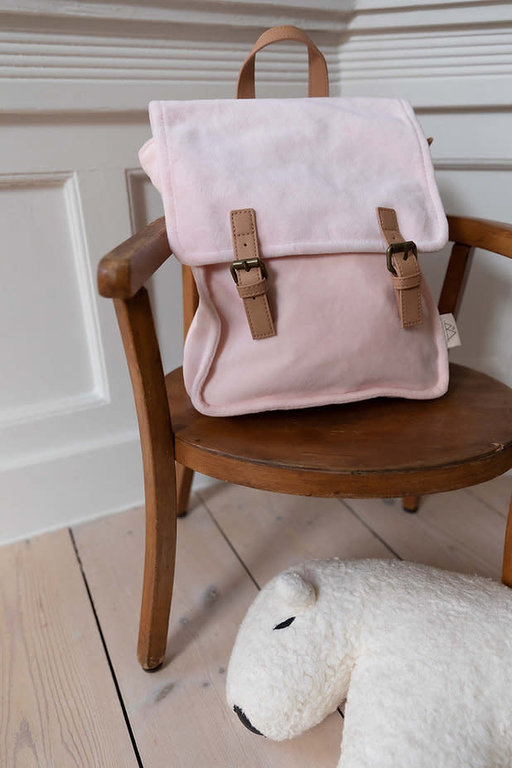 NANAMI NANAMI BACKPACK VELVET - SOFT PINK