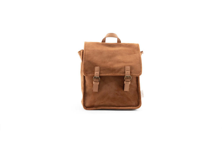 NANAMI NANAMI BACKPACK VELVET - ALMOND