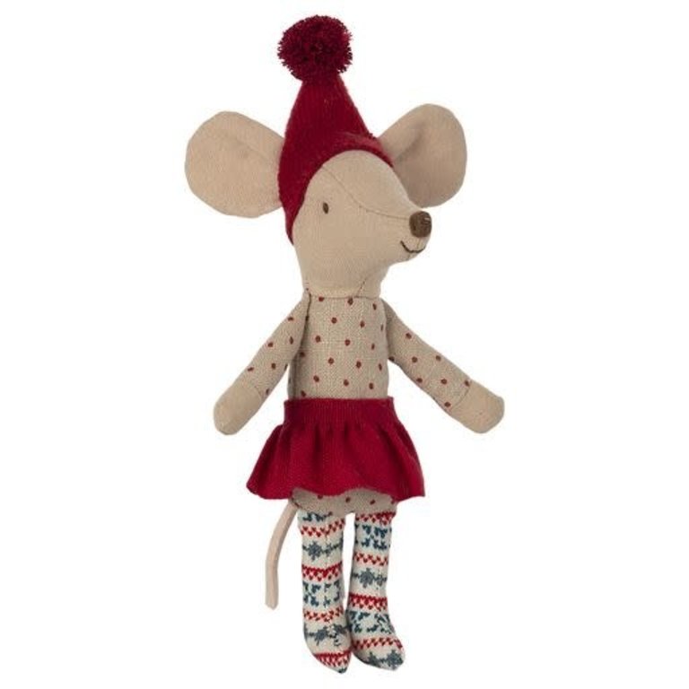 MAILEG MAILEG CHRISTMAS MOUSE IN MATCHBOX - BIG SISTER
