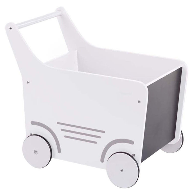 CHILDHOME CHILDHOME LOOPWAGEN HOUT - WIT