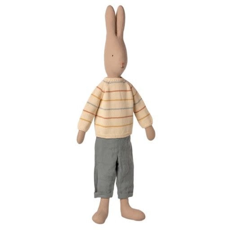 MAILEG MAILEG RABBIT SIZE 5 (75CM) - PANTS AND KNITTED SWEATER