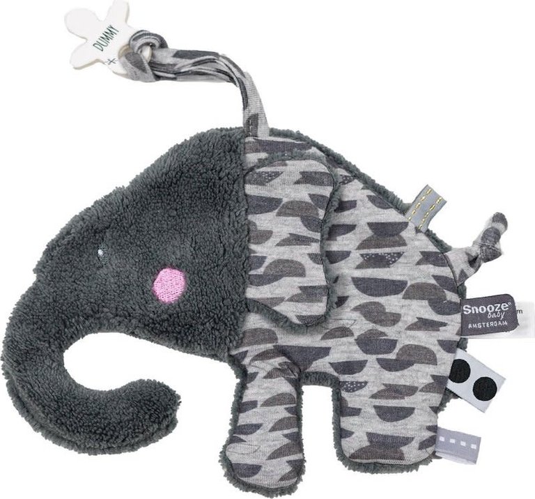 SNOOZEBABY SNOOZEBABY FOPSPEENDOEKJE - ELLY ELEPHANT