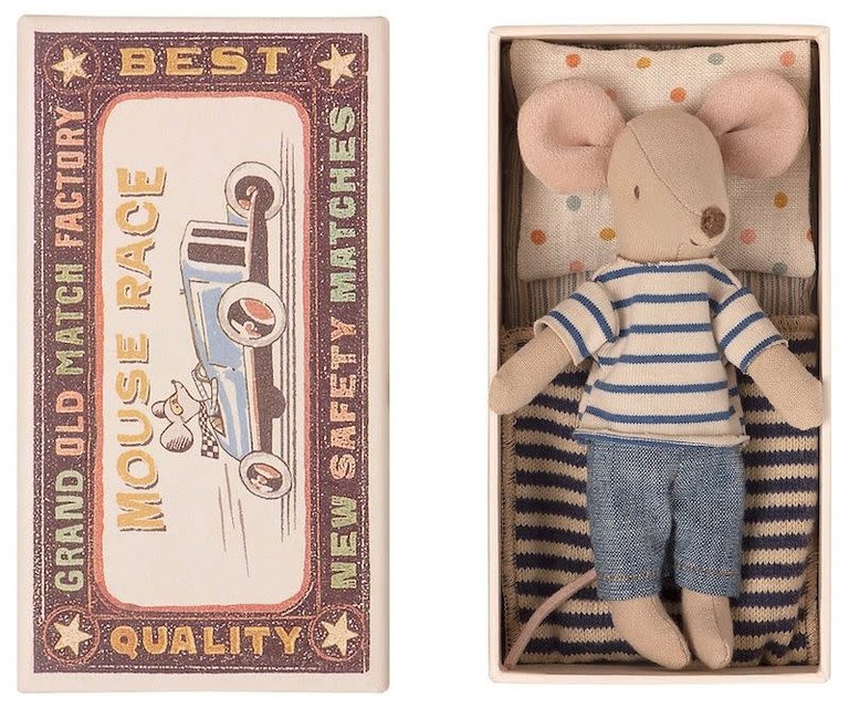 MAILEG MAILEG BIG BROTHER MOUSE IN MATCHBOX