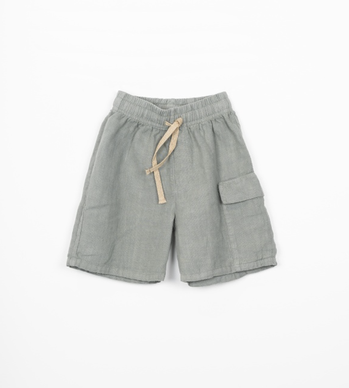 PLAY UP SS2 - PLAY UP LINEN SHORTS I - CABO VERDE