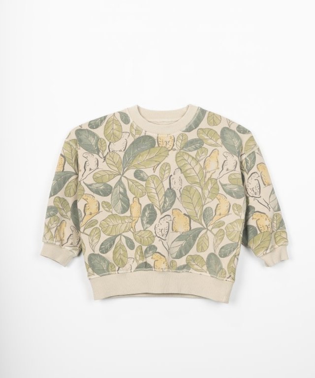 PLAY UP SS2 - PLAY UP PRINTED FLEECE SWEATER I - REED