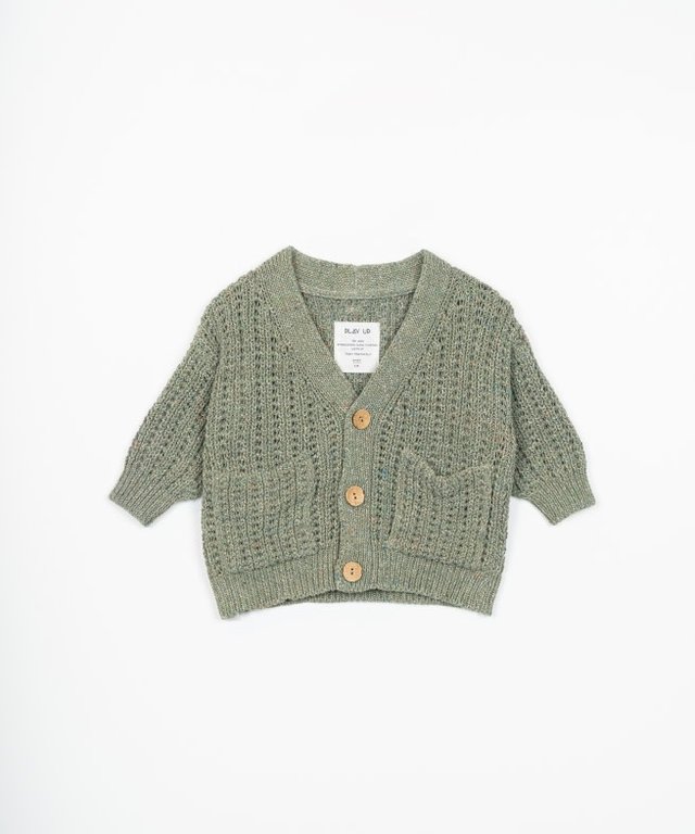 PLAY UP SS2 - PLAY UP KNITTED CARDIGAN - CABO VERDE