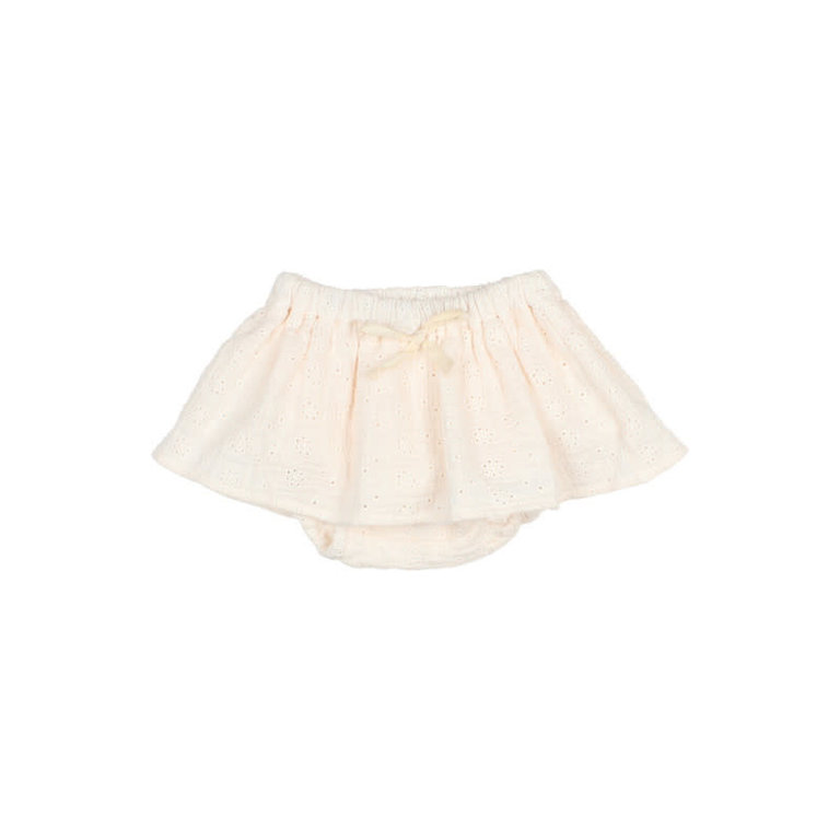 BUHO SS2 - BUHO BB EMBROIDERY SKIRT-CULOTTE - TALC