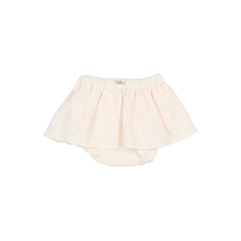 BUHO SS2 - BUHO BB EMBROIDERY SKIRT-CULOTTE - TALC