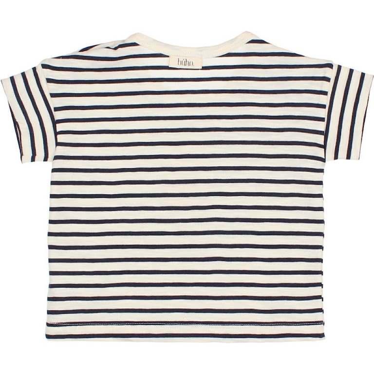 BUHO SS2 - BUHO BB STRIPES T-SHIRT - NAVY