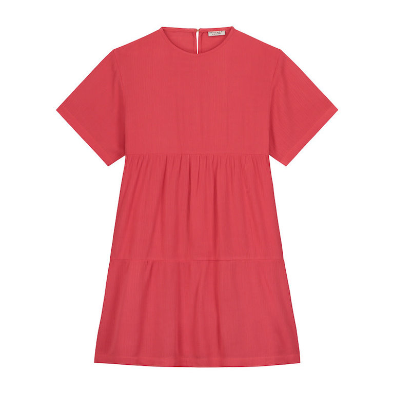 DAILY BRAT SS2 - DAILY BRAT BETTY DRESS - CORAL RED