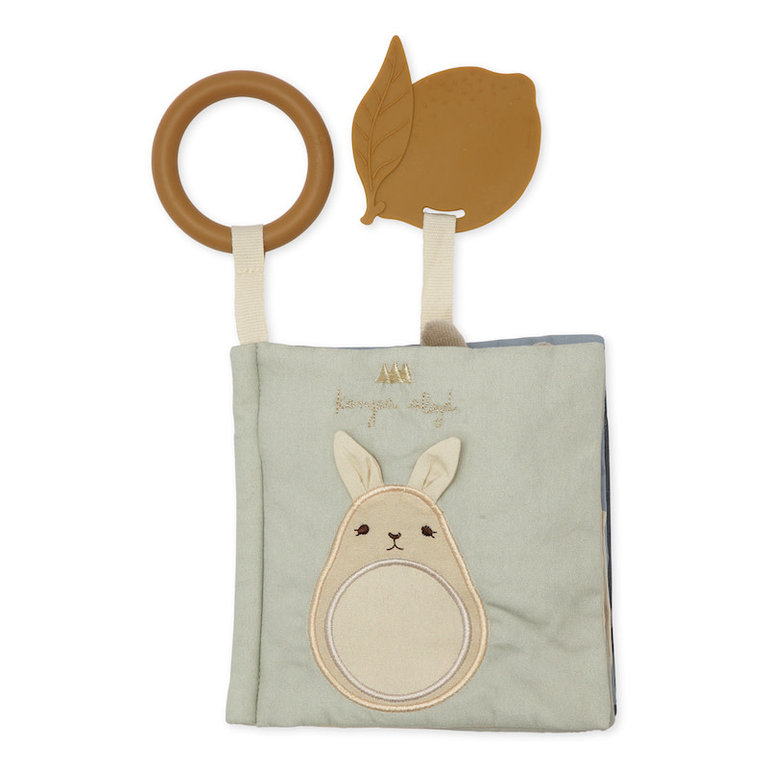 KONGES SLOJD KONGES SLOJD FABRIC BOOK BUNNY - MULTI