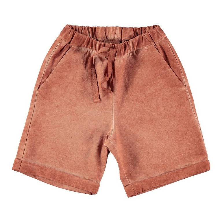 COCO AU LAIT SS2 - COCO AU LAIT WASHED TIERRA BABY SHORT - AUTUMN LEAF