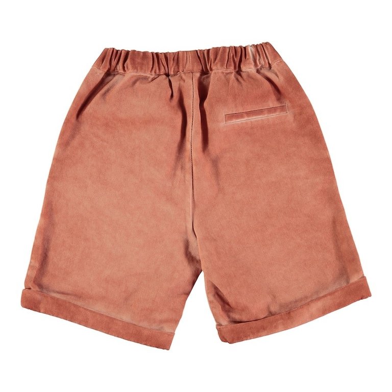 COCO AU LAIT SS2 - COCO AU LAIT WASHED TIERRA BABY SHORT - AUTUMN LEAF