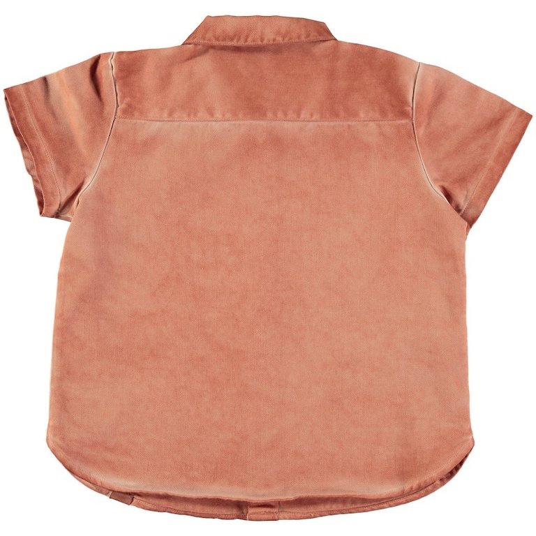 COCO AU LAIT SS2 - COCO AU LAIT WASHED TIERRA BABY SHIRT - AUTUMN LEAF