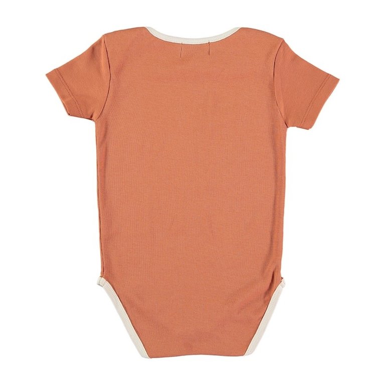 COCO AU LAIT SS2 - COCO AU LAIT RIB BABY BODY - AUTUMN LEAF