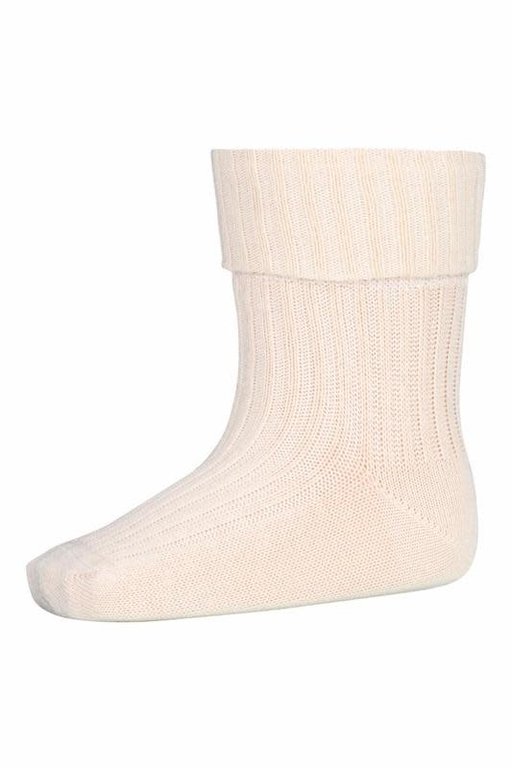 MP DENMARK MP DENMARK COTTON RIB BABY SOCKS - ECRU