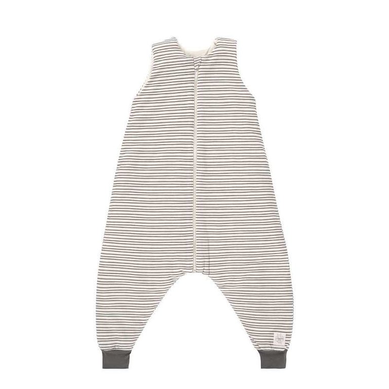 LASSIG LASSIG SLEEPING JUMPER STRIPED GREY/ANTHRACITE