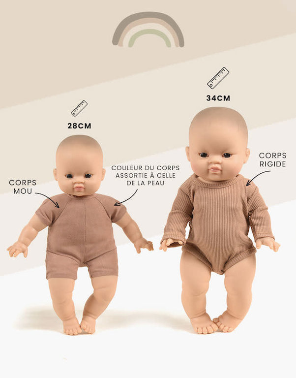 MINIKANE MINIKANE DOLL WITH SOFT BODY 28CM - GARANCE