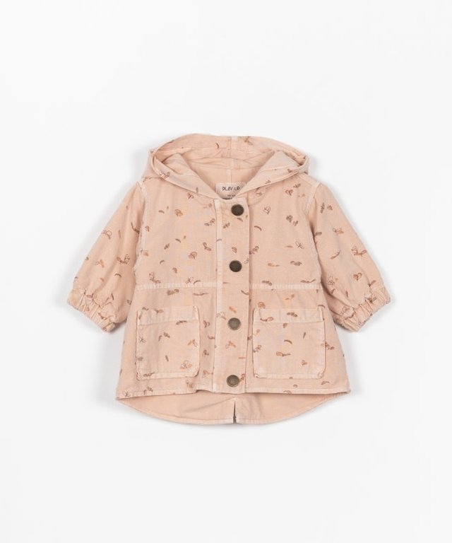 PLAY UP SS2 - PLAY UP PRINTED TWILL PARKA - REED