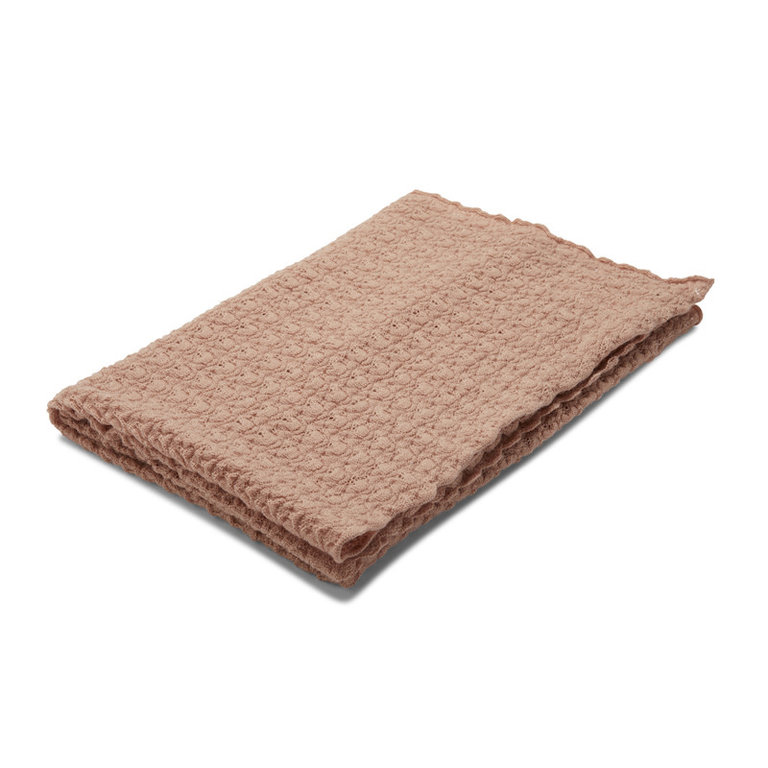 KONGES SLOJD KONGES SLOJD BABY BLANKET 70X100CM - ROSE BLUSH