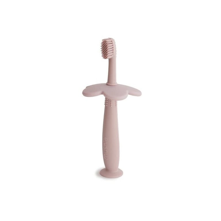 MUSHIE MUSHIE TRAINING TOOTHBRUSH - FLOWER BLUSH