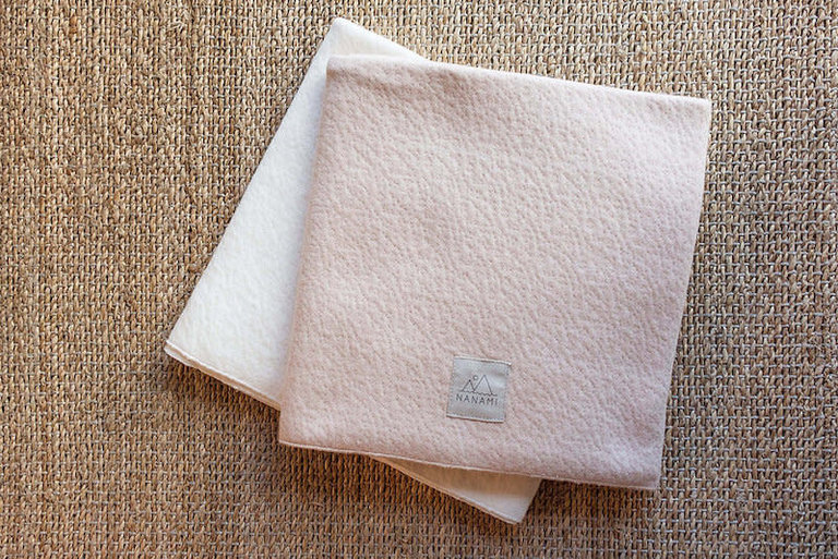 NANAMI NANAMI BLANKET SINGLE 75X100 - RELIEF OFFWHITE